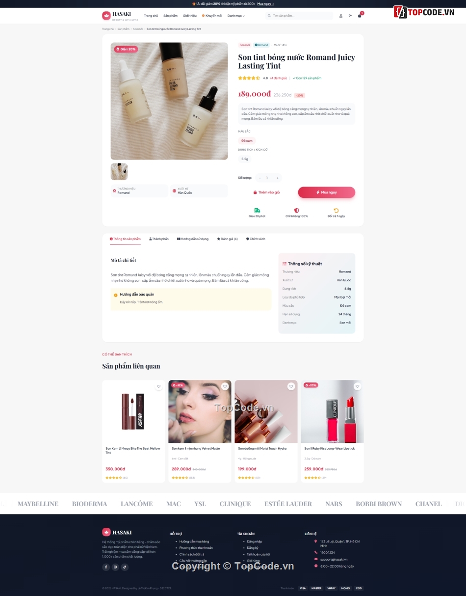 Đồ án,AI,Shop,tốt nghiệp,mỹ phẩm,Chatbot